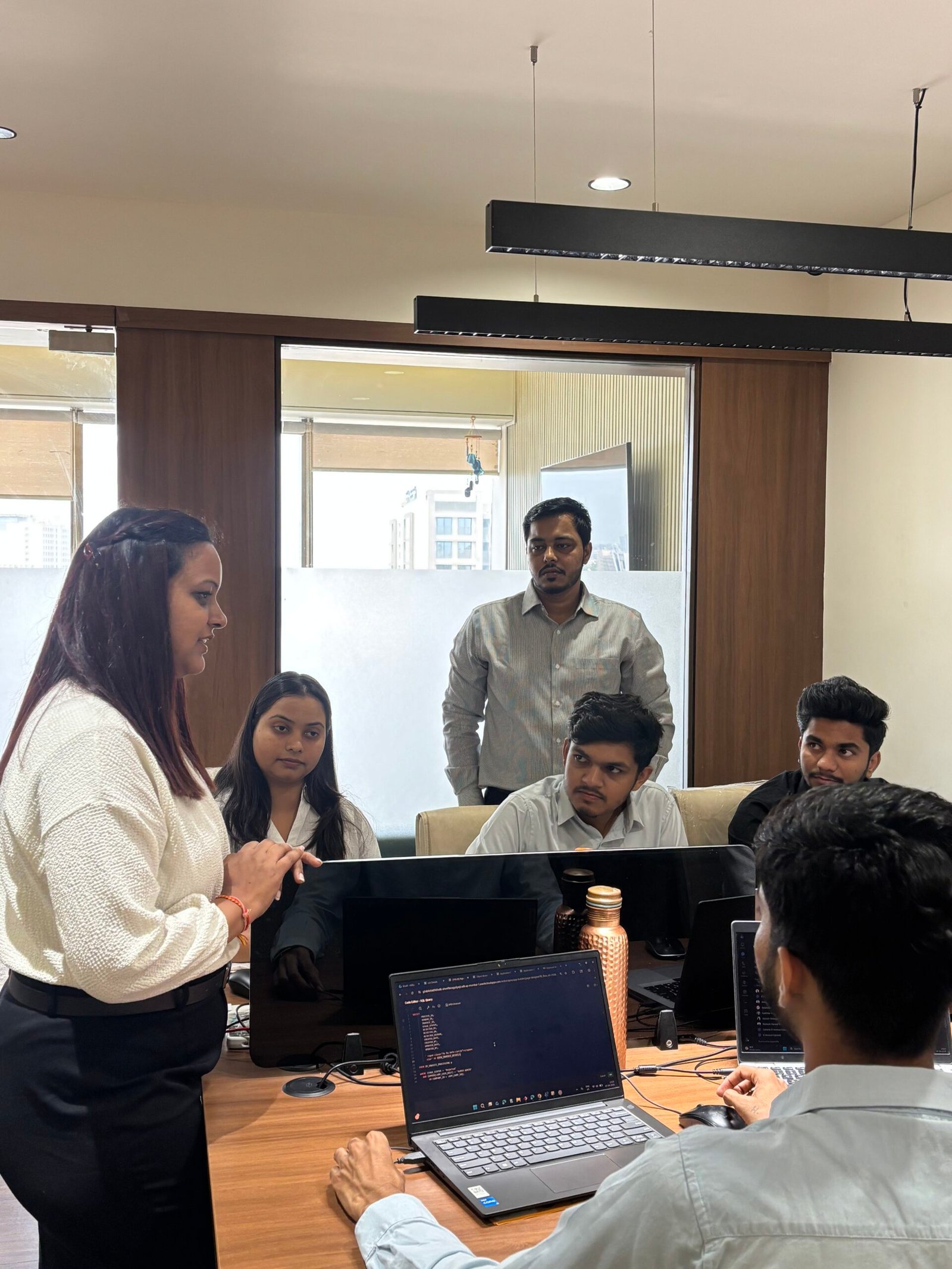 Professional workspace environment at Hopestone Consulting